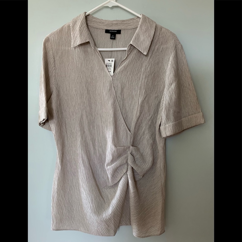 Champagne colored Alfani Top!!! BRAND NEW